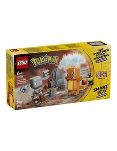 PRE-ORDER Pokémon Smart Play: Charmander and Geodude's Cavern Clash Building Toy 72157