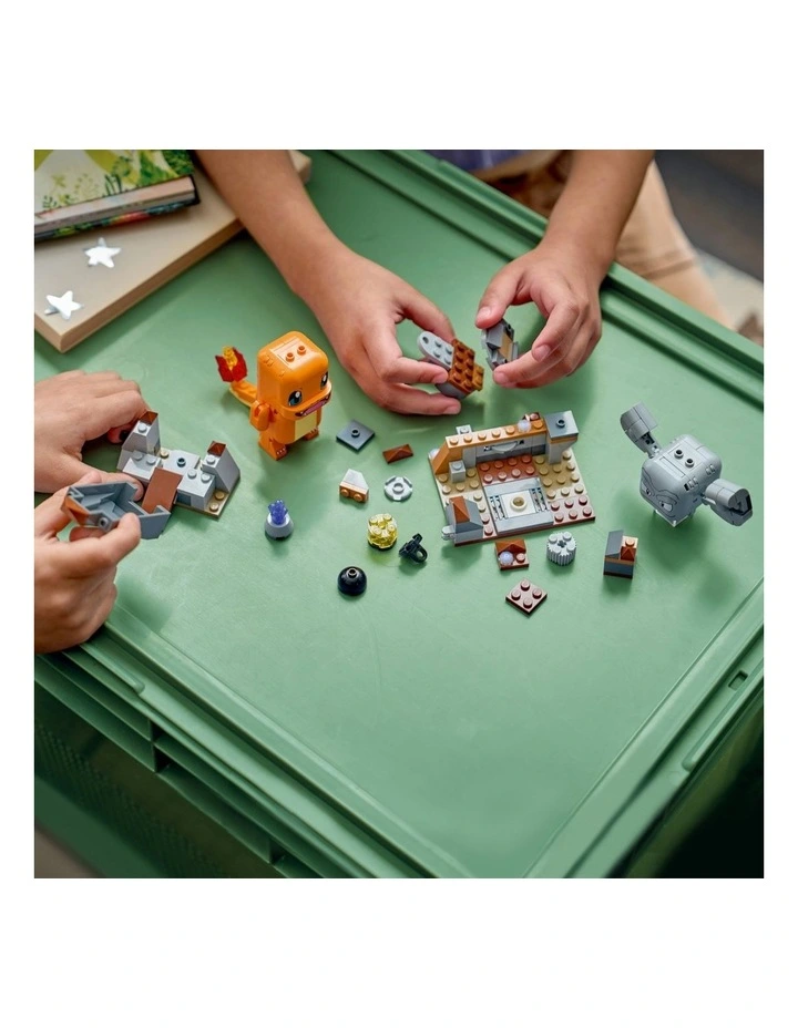 PRE-ORDER Pokémon Smart Play: Charmander and Geodude's Cavern Clash Building Toy 72157 image 3