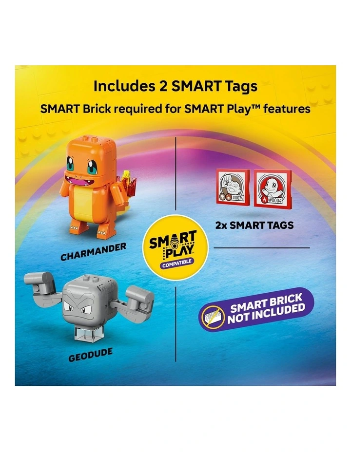 PRE-ORDER Pokémon Smart Play: Charmander and Geodude's Cavern Clash Building Toy 72157 image 4