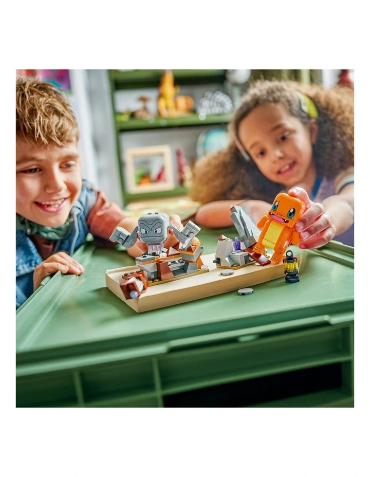 PRE-ORDER Pokémon Smart Play: Charmander and Geodude's Cavern Clash Building Toy 72157 image 4