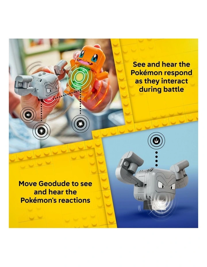 PRE-ORDER Pokémon Smart Play: Charmander and Geodude's Cavern Clash Building Toy 72157 image 6
