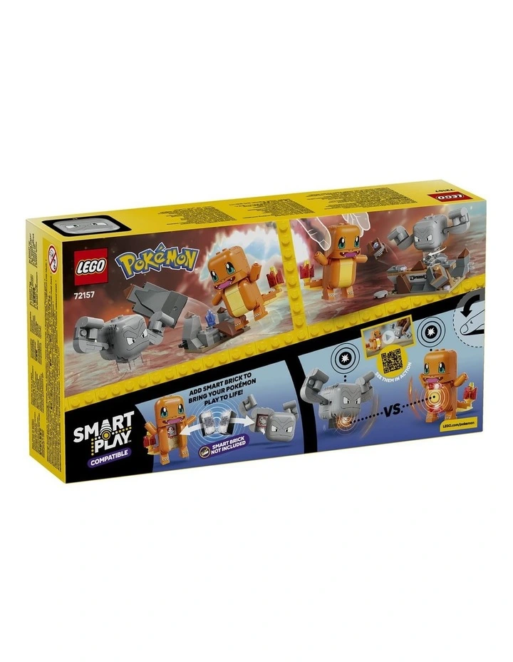 PRE-ORDER Pokémon Smart Play: Charmander and Geodude's Cavern Clash Building Toy 72157 image 7