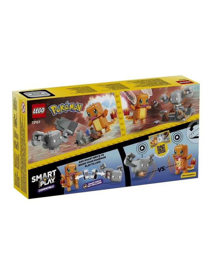 PRE-ORDER Pokémon Smart Play: Charmander and Geodude's Cavern Clash Building Toy 72157 image 7