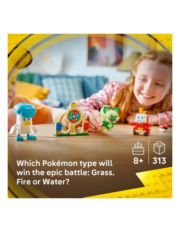 PRE-ORDER Pokémon Smart Play: Sprigatito, Fuecoco and Quaxly Battle Building Toy 72158 image 2