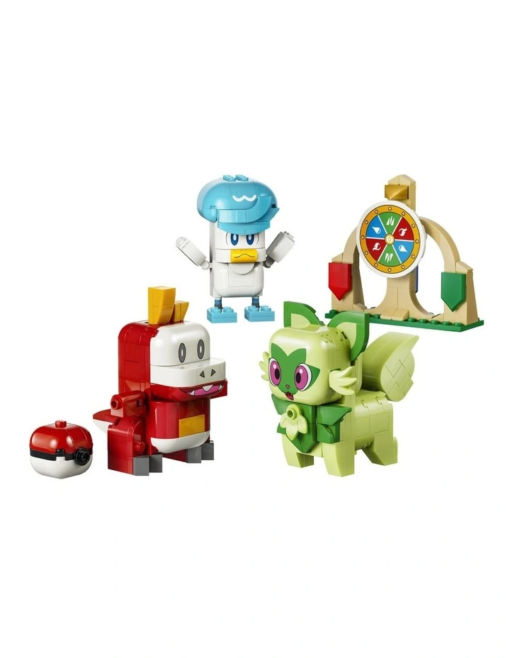 PRE-ORDER Pokémon Smart Play: Sprigatito, Fuecoco and Quaxly Battle Building Toy 72158 image 2