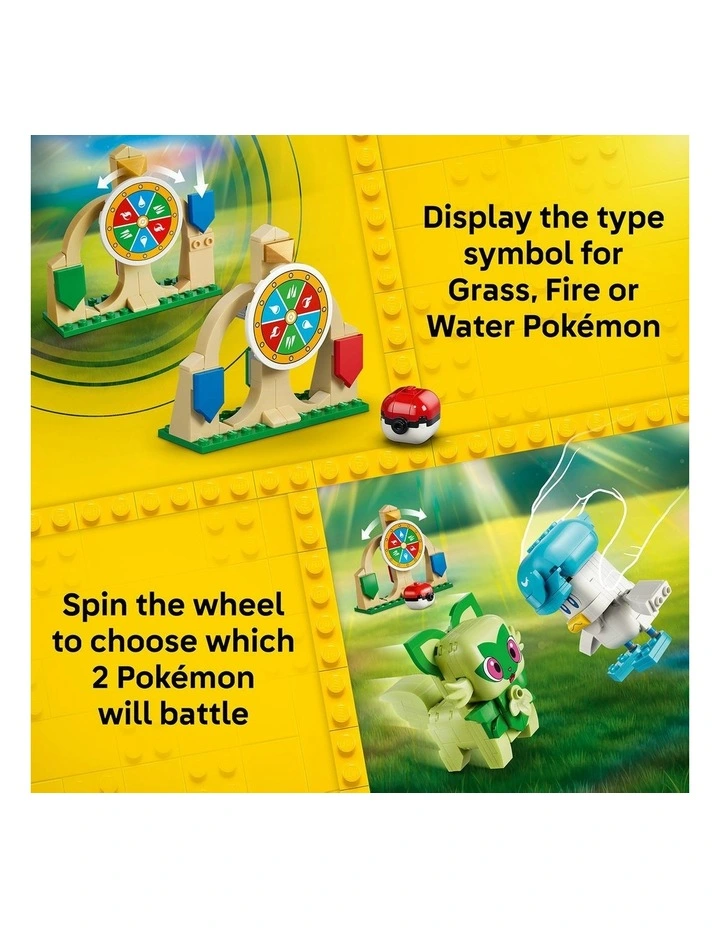 PRE-ORDER Pokémon Smart Play: Sprigatito, Fuecoco and Quaxly Battle Building Toy 72158 image 3