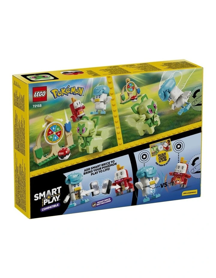 PRE-ORDER Pokémon Smart Play: Sprigatito, Fuecoco and Quaxly Battle Building Toy 72158 image 7