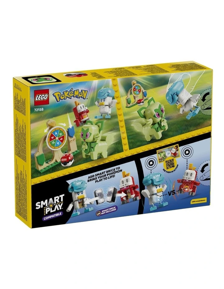 PRE-ORDER Pokémon Smart Play: Sprigatito, Fuecoco and Quaxly Battle Building Toy 72158 image 7