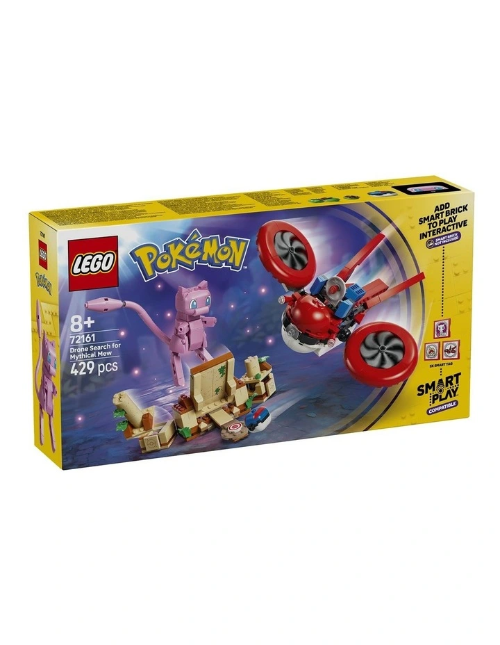 PRE-ORDER Pokémon Smart Play: Drone Search for Mythical Mew Building Set 72161 image 1