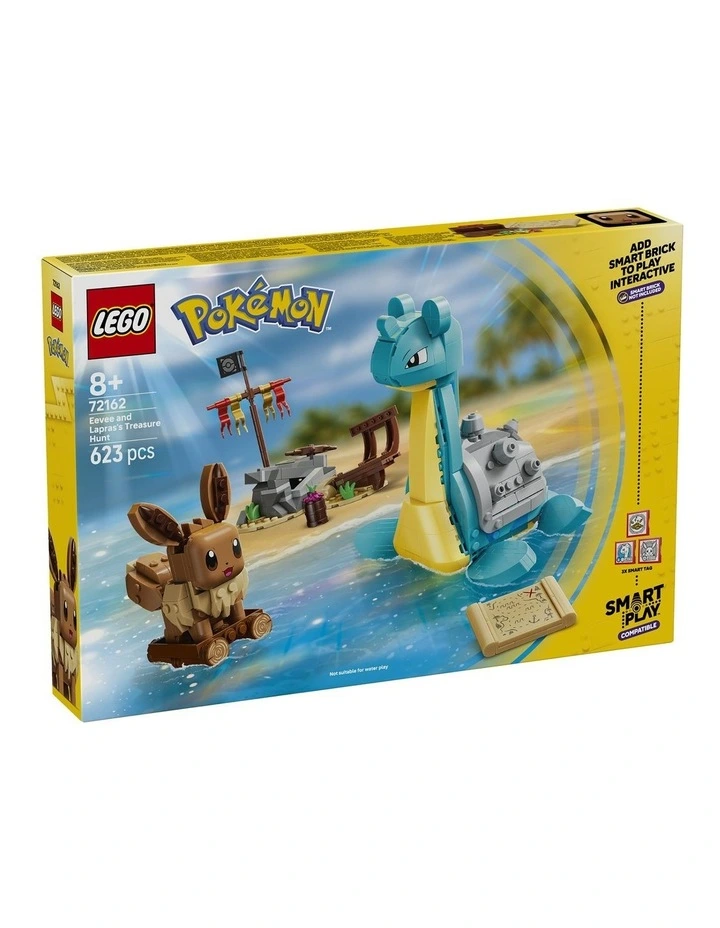 PRE-ORDER Pokémon Smart Play: Eevee and Lapras's Treasure Hunt Building Set 72162 image 1