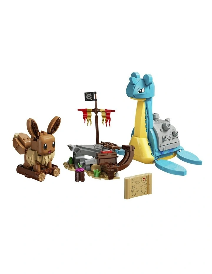 PRE-ORDER Pokémon Smart Play: Eevee and Lapras's Treasure Hunt Building Set 72162 image 2