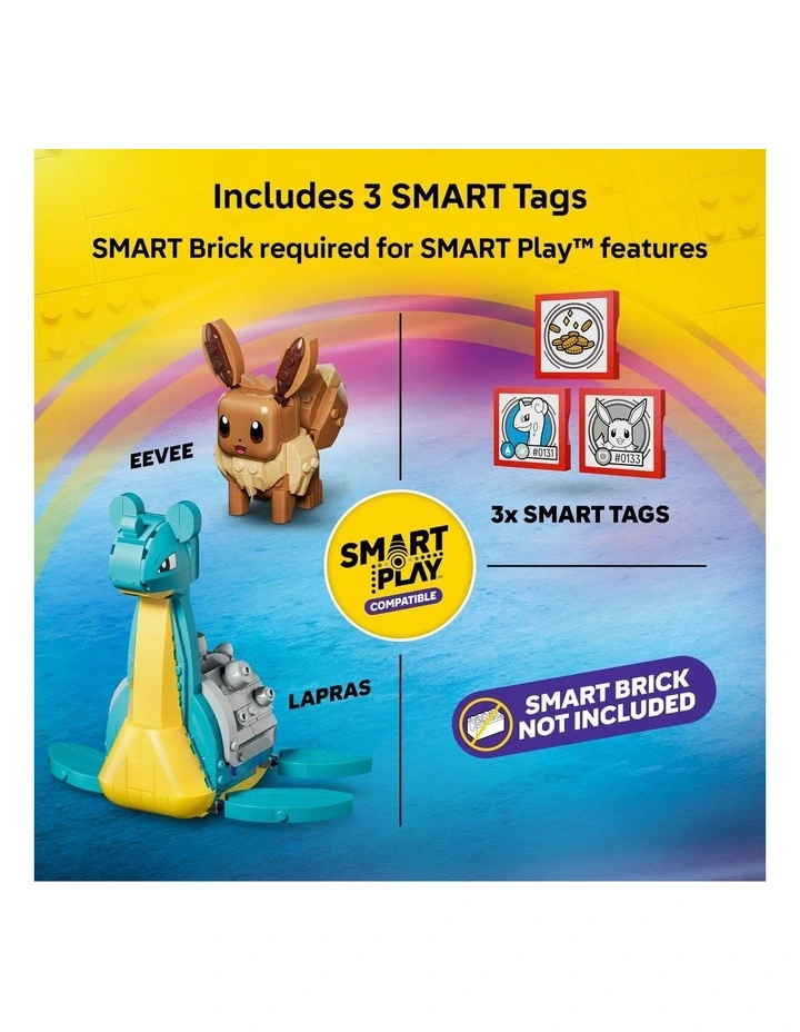 PRE-ORDER Pokémon Smart Play: Eevee and Lapras's Treasure Hunt Building Set 72162 image 4