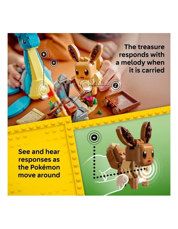 PRE-ORDER Pokémon Smart Play: Eevee and Lapras's Treasure Hunt Building Set 72162 image 6