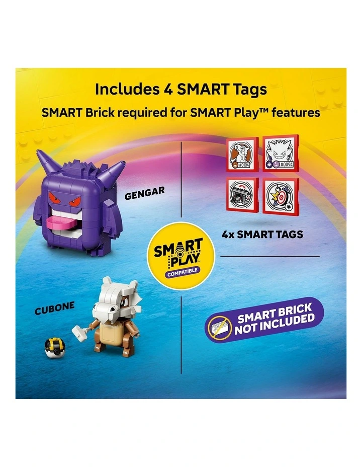 PRE_ORDER Pokémon Smart Play: Cubone and Gengars Spooky Showdown Building Set 72166 image 4