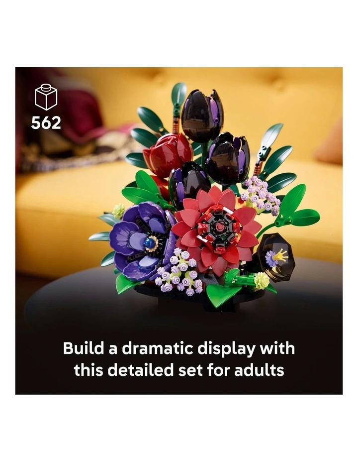 Botanicals Dark Flower Arrangement 11513 image 2