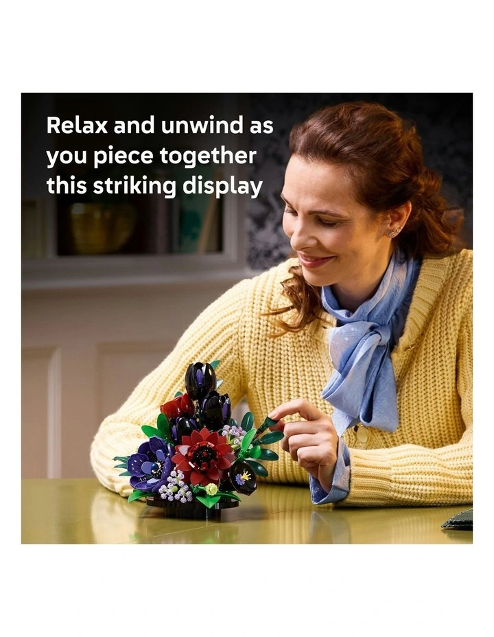 Botanicals Dark Flower Arrangement 11513 image 3