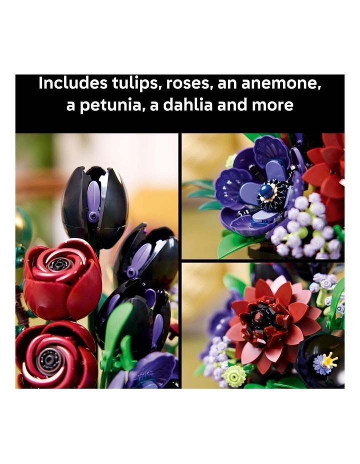 Botanicals Dark Flower Arrangement 11513 image 4