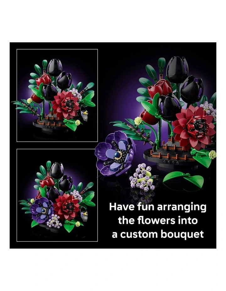 Botanicals Dark Flower Arrangement 11513 image 5