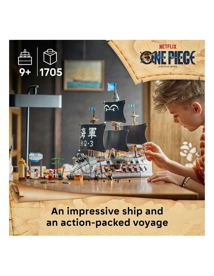 ONE PIECE Garp's Marine Battleship 75646 image 2