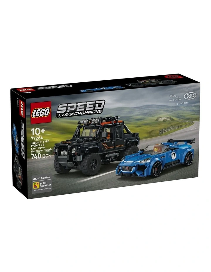 Speed Champions Jaguar Project 7 & Land Rover Defender 77264 image 1