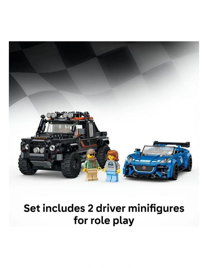 Speed Champions Jaguar Project 7 & Land Rover Defender 77264 image 5