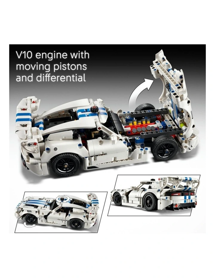 Technic Dodge Viper GTS-R Sports Car (42234) image 3