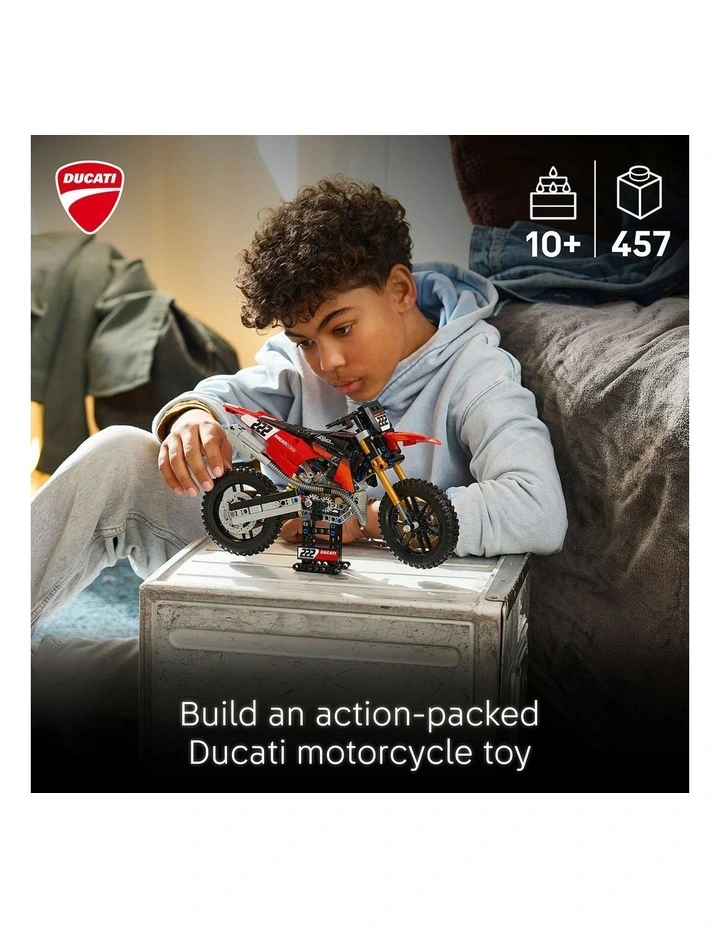 Technic Ducati Desmo450 MX Factory Motorcycle 42238 image 2