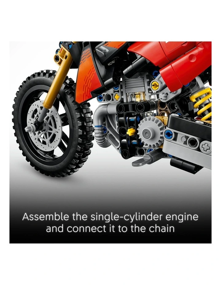 Technic Ducati Desmo450 MX Factory Motorcycle 42238 image 5