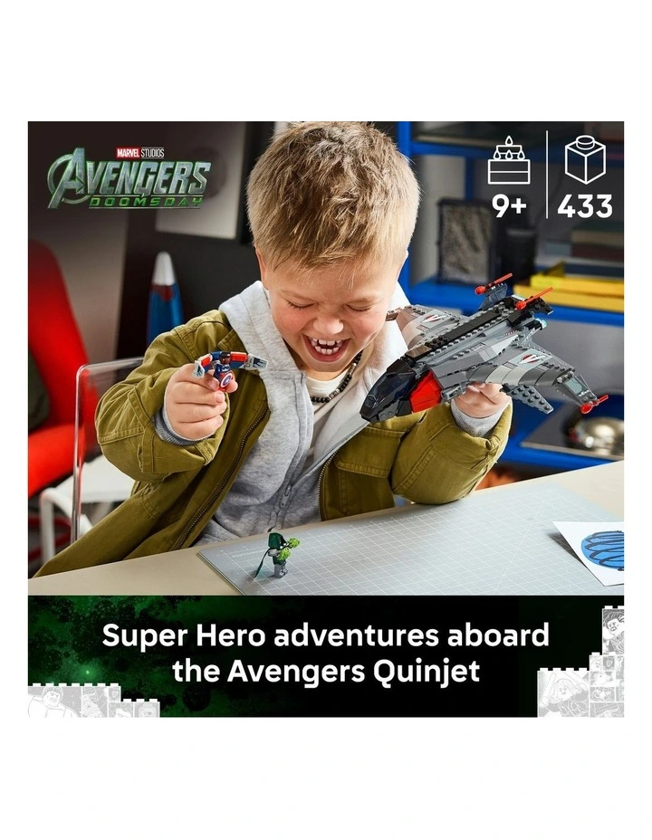 Super Heroes Marvel Avengers: Doomsday Quinjet 76347 image 2