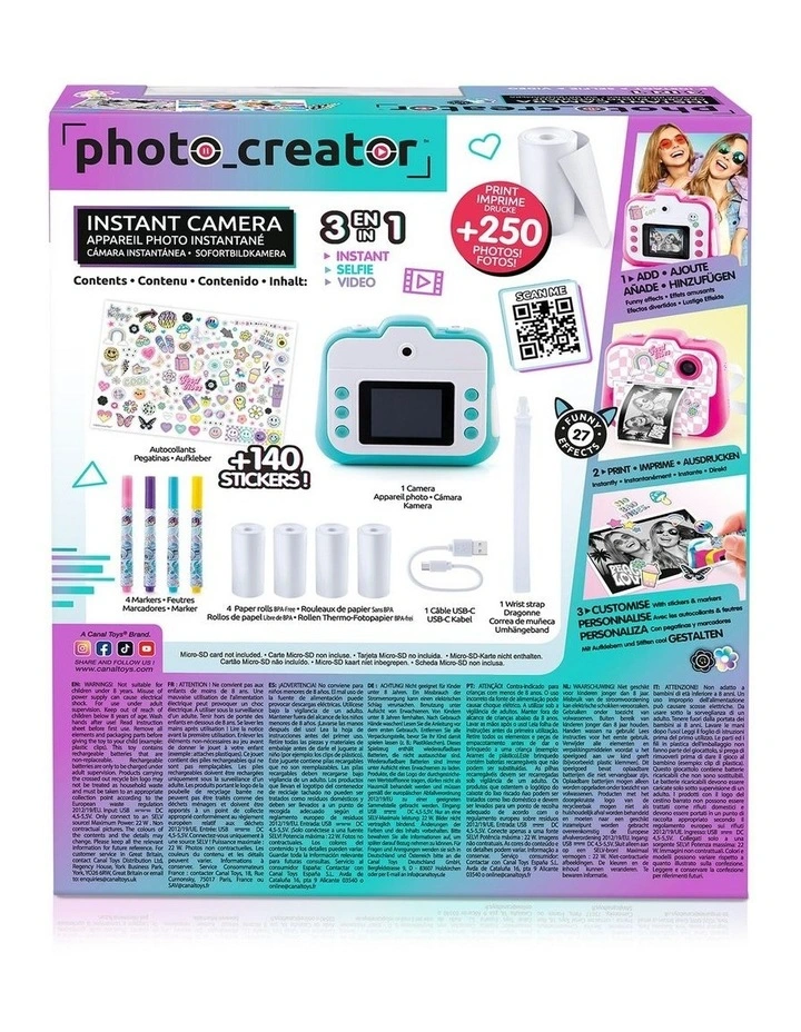 3 in 1 Photo Creator Instant Camera image 6