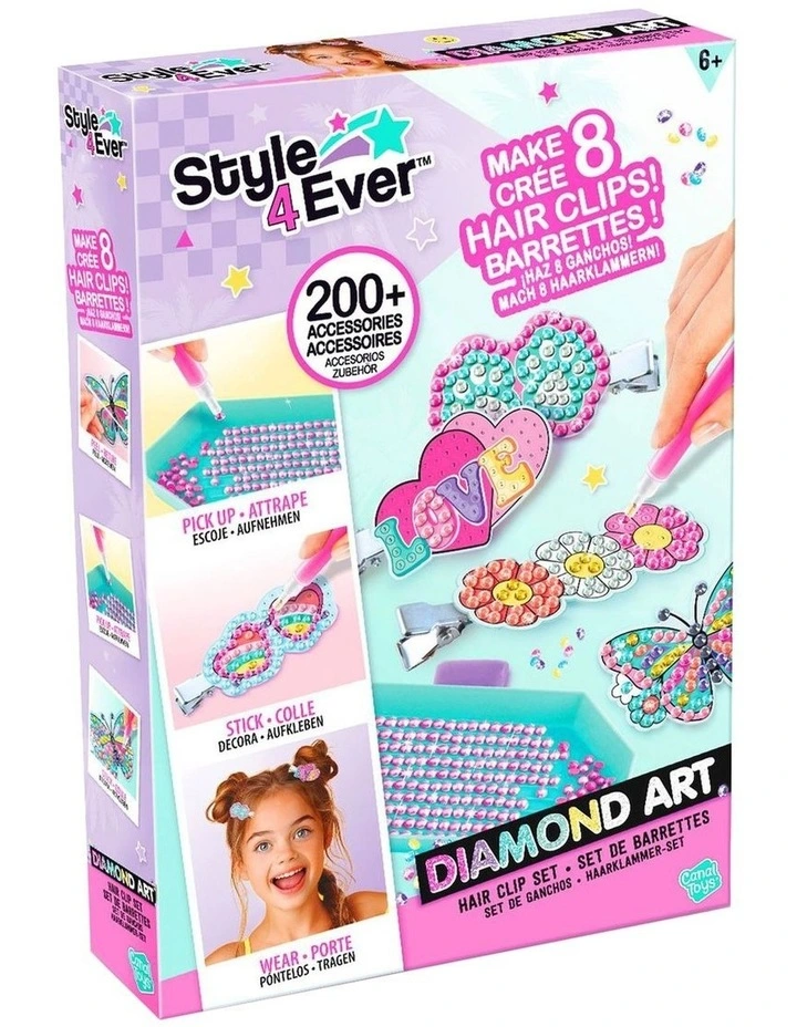 Diamond Art Hair Clips Set image 1
