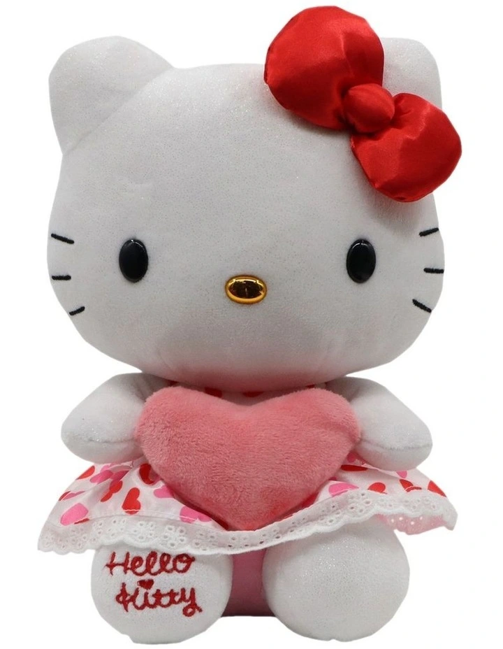 Limited Edition Red Bow Pink Heart Kitty Toy image 2