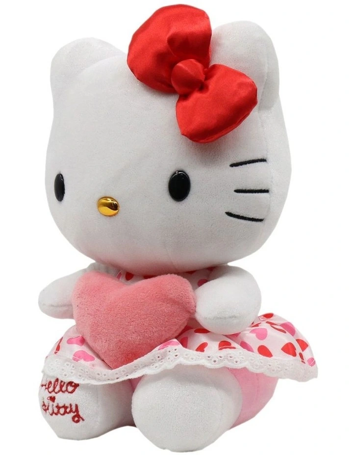 Limited Edition Red Bow Pink Heart Kitty Toy image 3