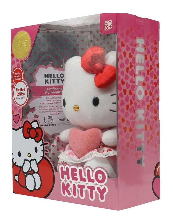 Limited Edition Red Bow Pink Heart Kitty Toy image 5