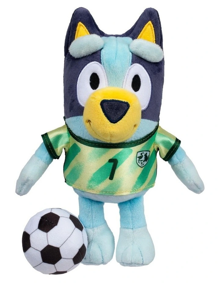 Plush Single Pk Soccer Bluey And Bingo image 1
