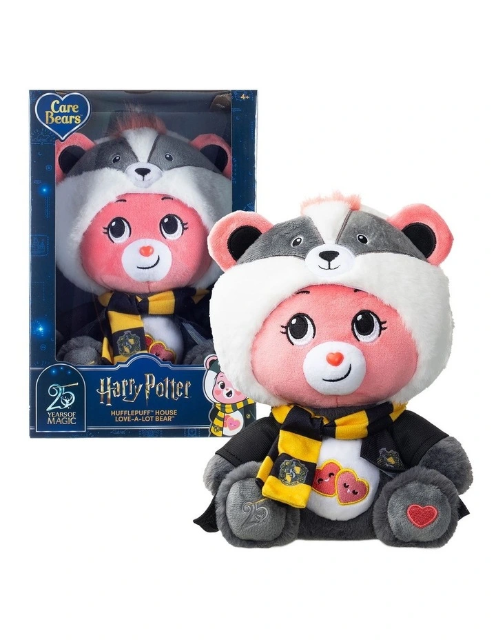 Care Bears Hoodie Plush - Love-a-Lot x Hufflepuff image 1