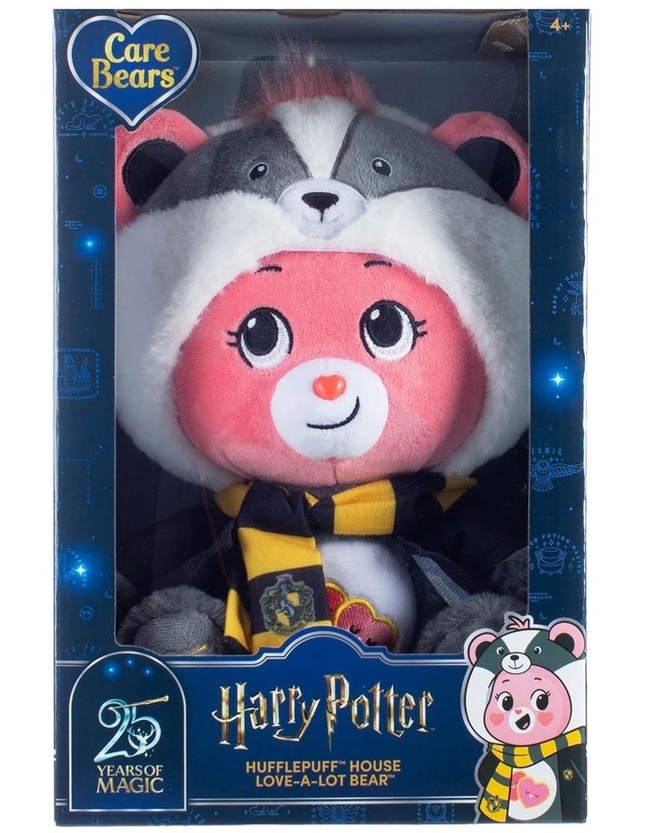 Care Bears Hoodie Plush - Love-a-Lot x Hufflepuff image 6