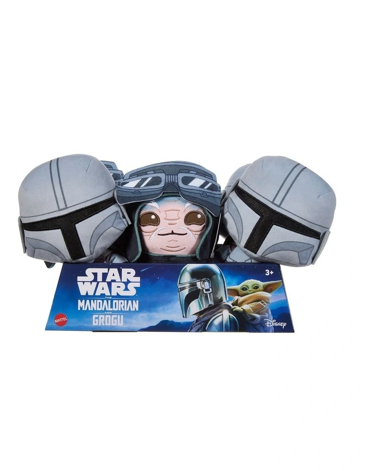 The Mandalorian & Grogu Movie Character Plush Assortment 8-inch Soft Plush Doll Collectible image 1