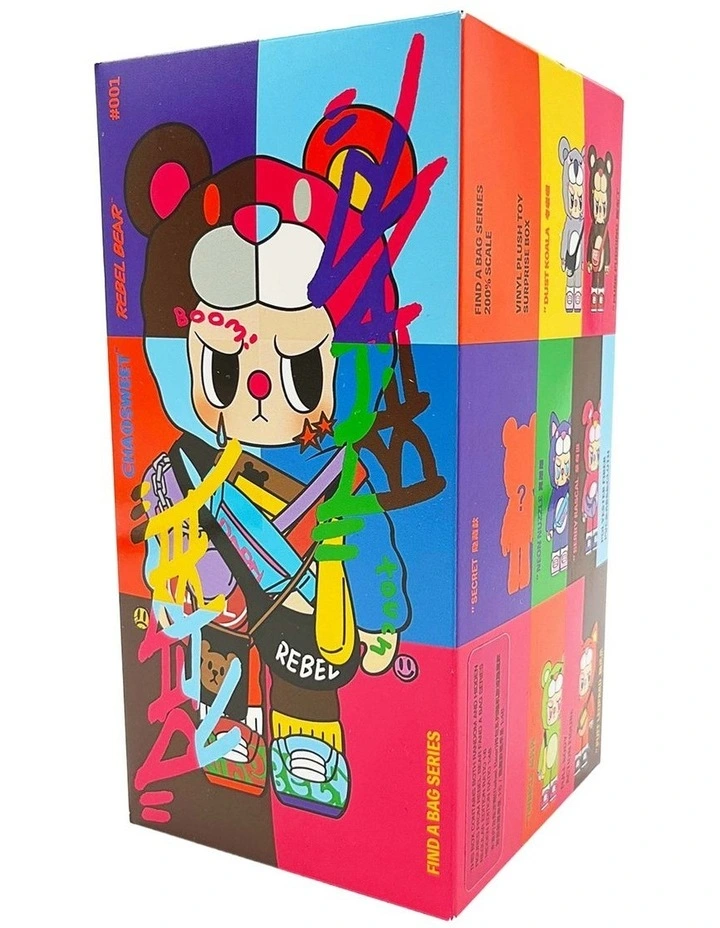 Rebel Bear Mystery Plush Collectible - Movable Bag Series image 1