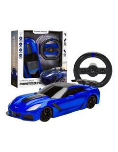 Sharper Image Toy RC Real Drive 1:16 GM Corvette_Blue