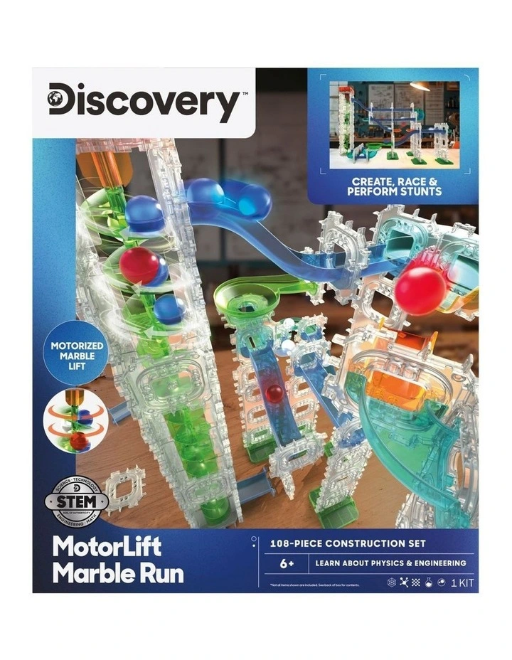 Discovery Toy Marble Run 2.0 Micro Racer Track Building Set image 3
