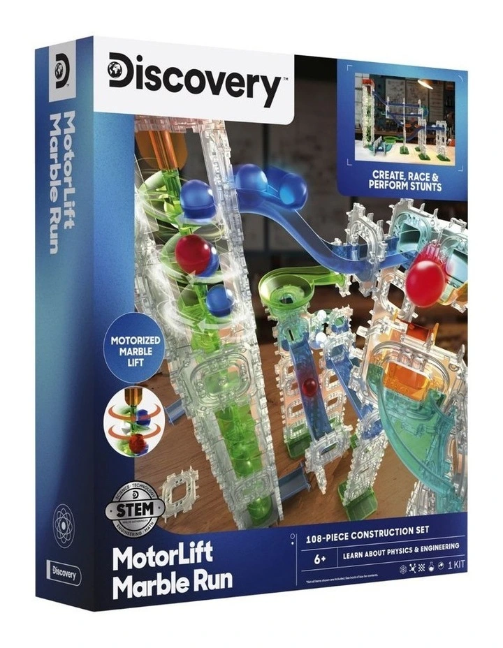 Discovery Toy Marble Run 2.0 Micro Racer Track Building Set image 4