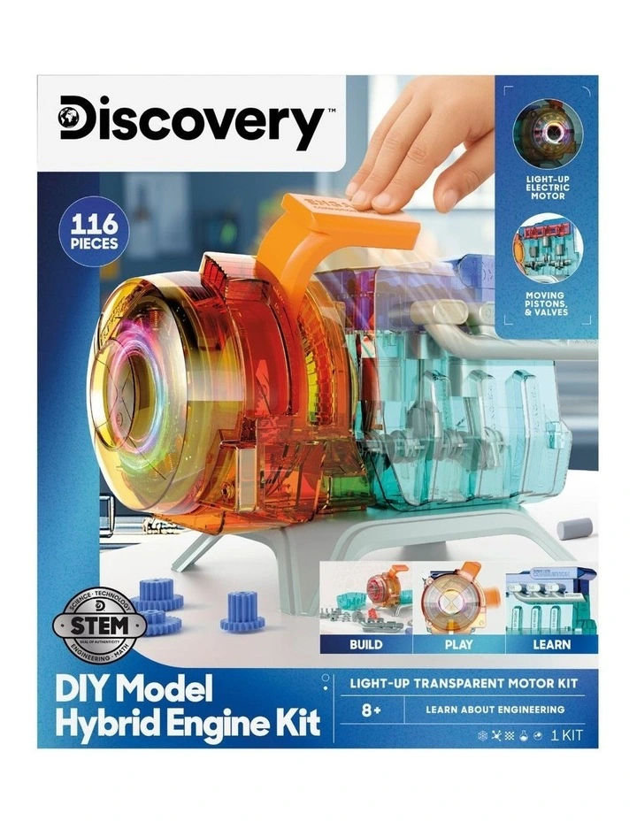 Discovery Kids Model Engine Kit Hybrid V3 116pc image 3