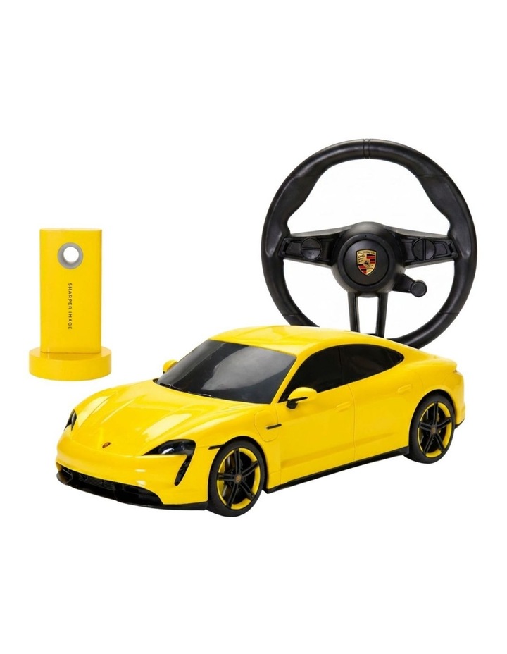 Remote Control Porsche Taycan Turbo S 1:20 Real Drive in Yellow image 1