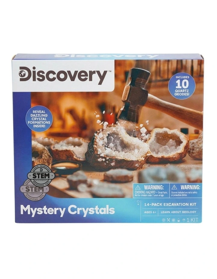 Discovery Geode Crystal Excavation Kit 14pc image 5