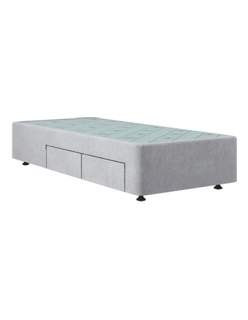 SpaceSaver Left Hand 2 Drawer Base in Grey