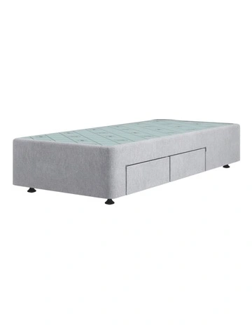 SpaceSaver Right Hand 2 Drawer Base in Grey