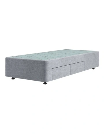 SpaceSaver Right Hand 2 Drawer Base in Grey