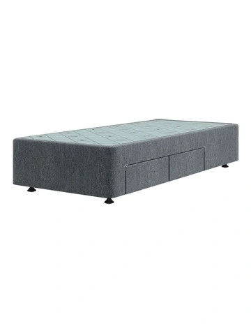 SpaceSaver Right Hand 2 Drawer Base in Charcoal