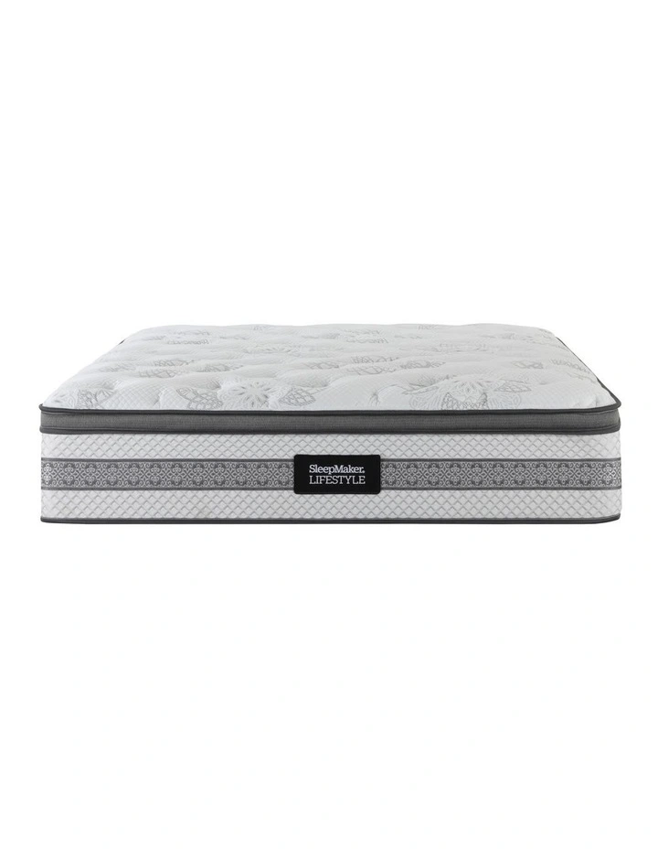 Lifestyle Modena Plush 7 Mattress in White image 3